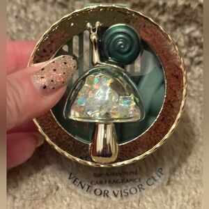 Bath & Body Works Snail gem Mushroom car Scentportable vent visor fragrance clip